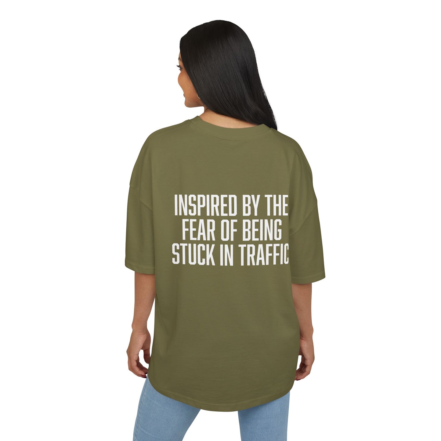 TKE™ Inspired By The Fear Of Being Stuck In Traffic Oversized T-shirt