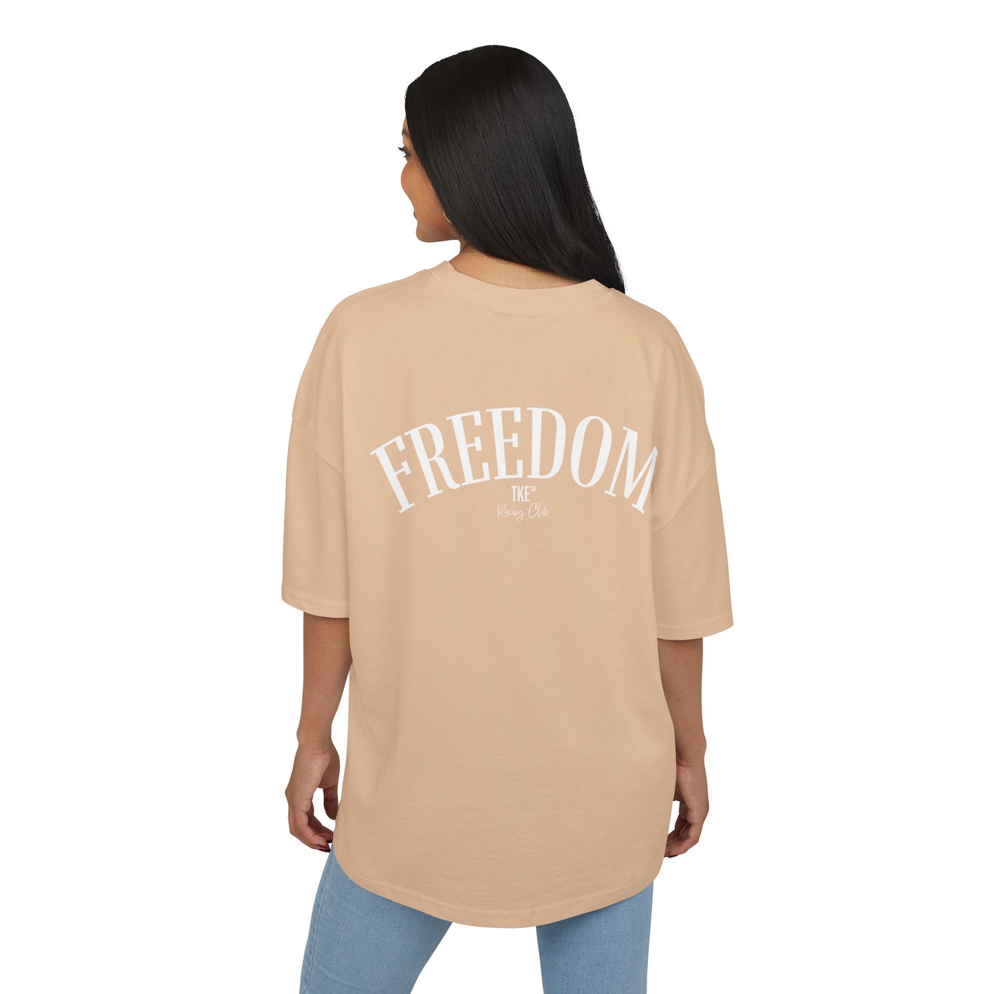 TKE™ Racing Club On The Other Side Of Fear is Freedom Oversized T-Shirt