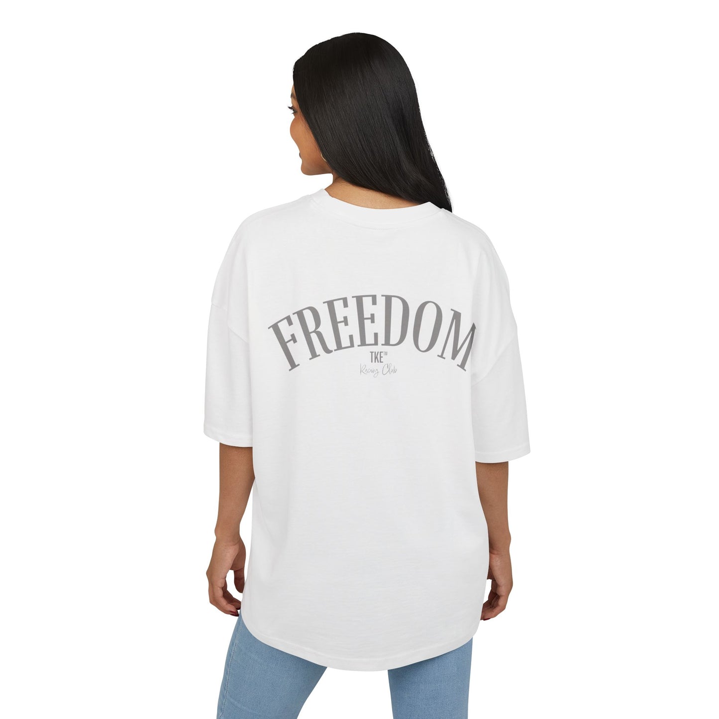 TKE™ Racing Club On The Other Side Of Fear is Freedom Oversized T-Shirt