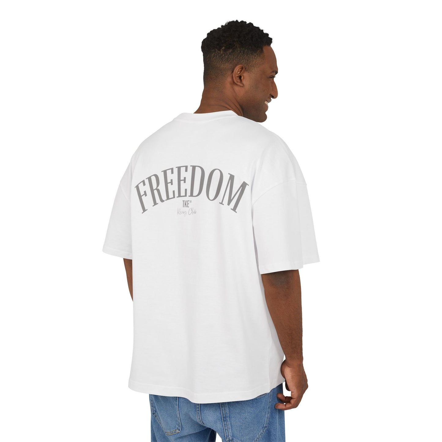 TKE™ Racing Club On The Other Side Of Fear is Freedom Oversized T-Shirt